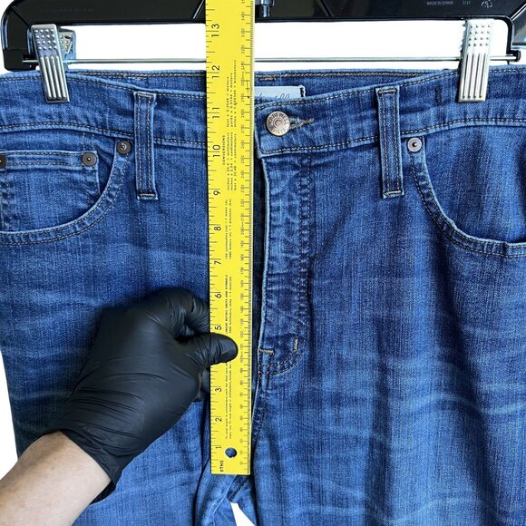 Madewell Womens 31 US 12 10" High Riser Skinny Skinny Jeans Stretch Preppy Retro - Picture 7 of 16